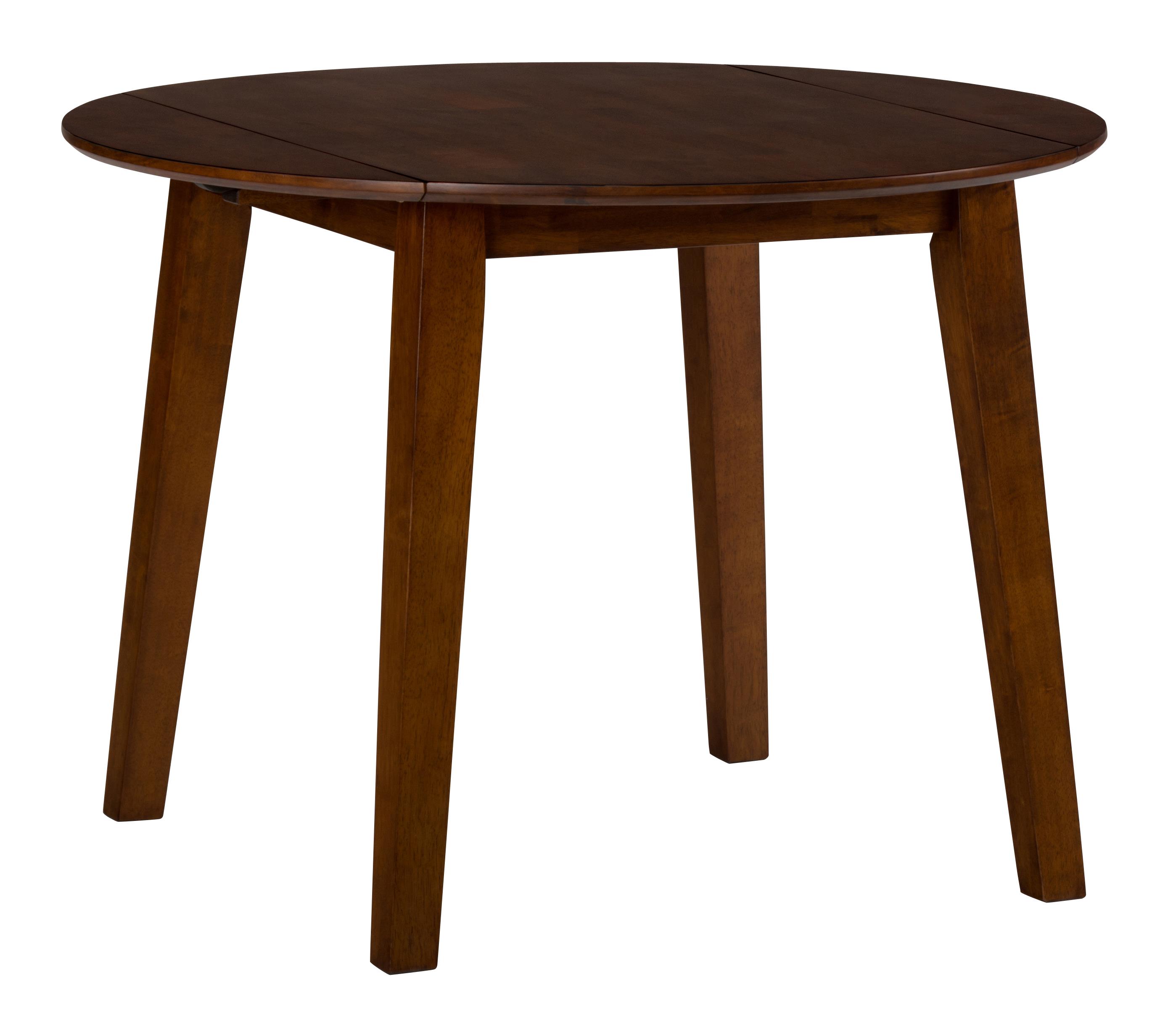Jofran Simplicity Round Drop Leaf Table that Seats 4 for Dining Areas